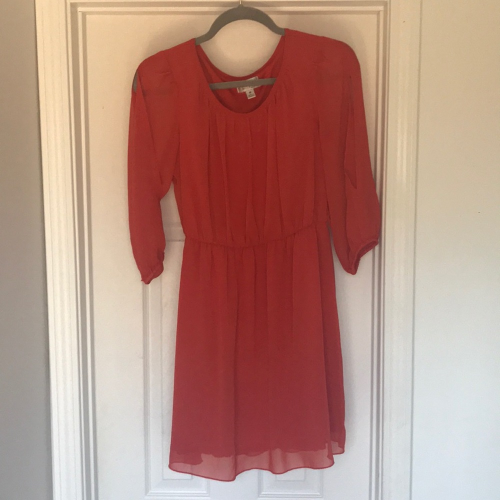 Orange Mini Dress